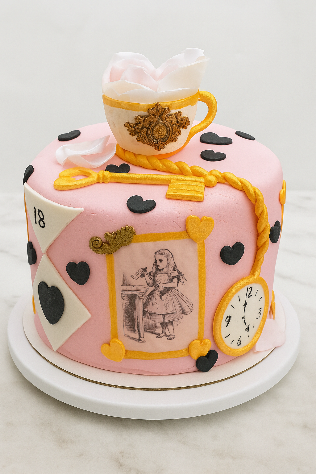 Fondant Single Tier Cakes